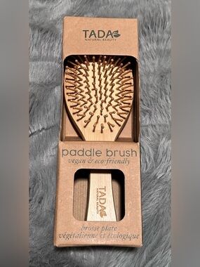 Tada Natural Beauty Bamboo Hair Brush NEW